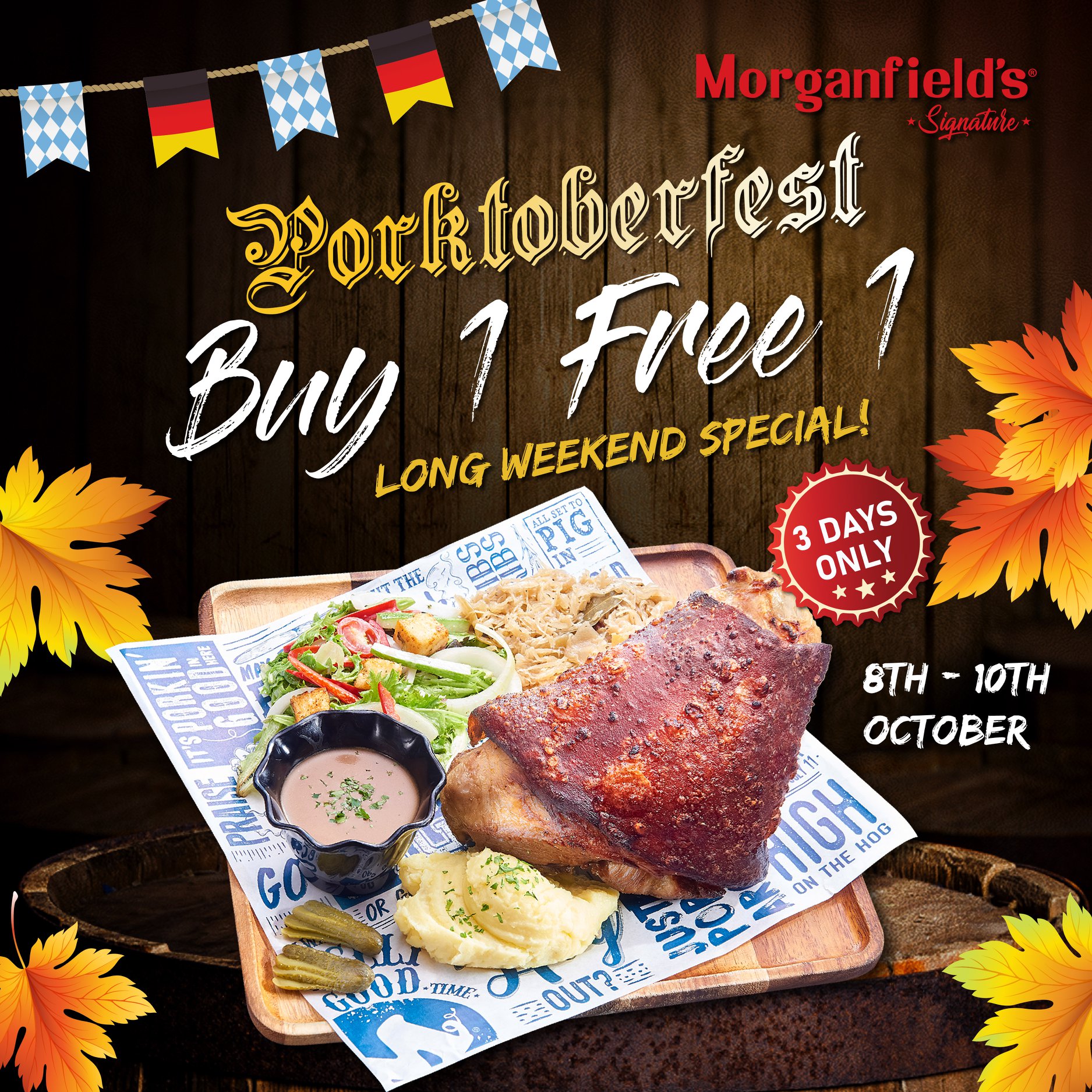 Morganfield's - 🥳Hooray to the long weekend!🥳 ⚡Drop by...