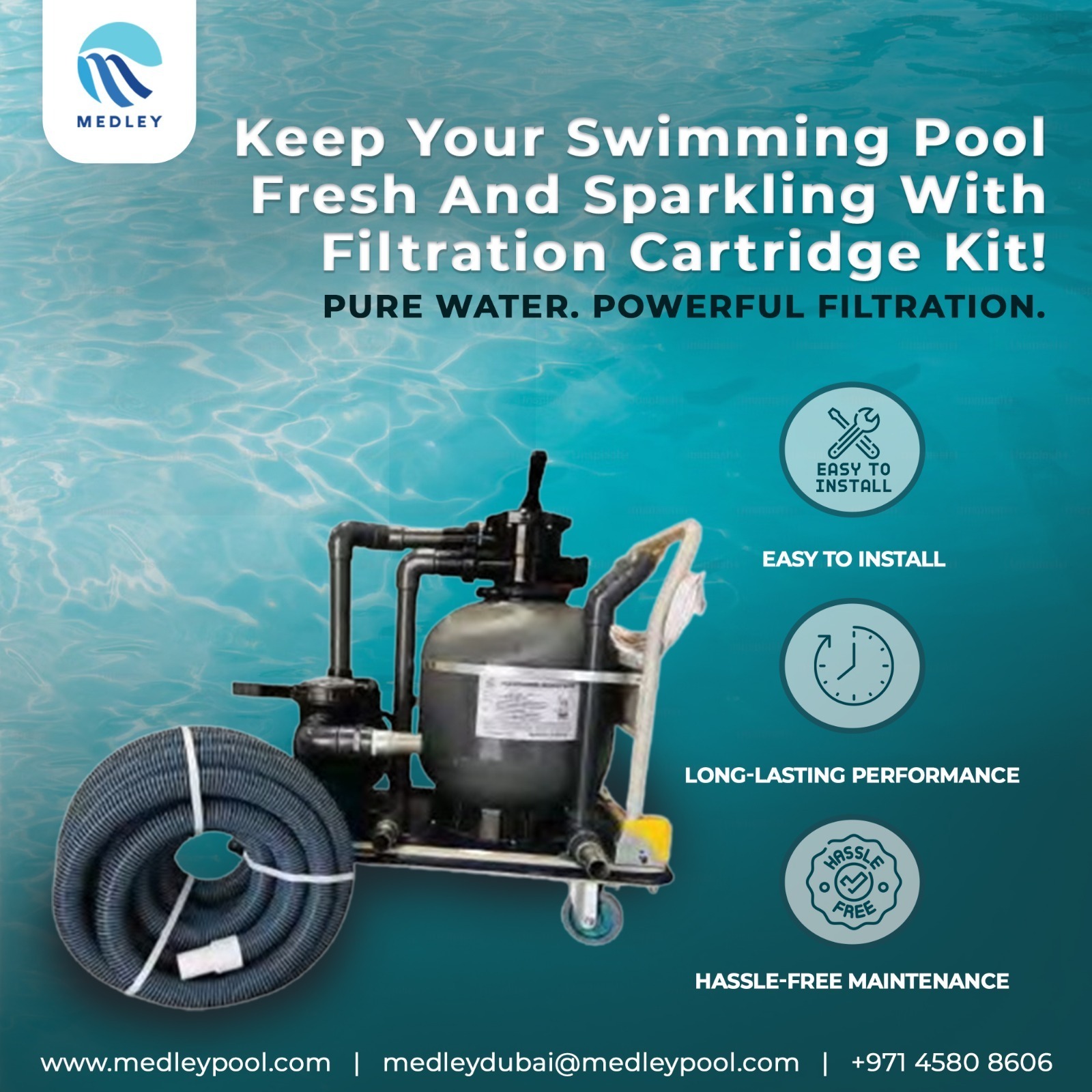 Medley - Upgrade your pool maintenance with a Filtration Cartridge Kit ...