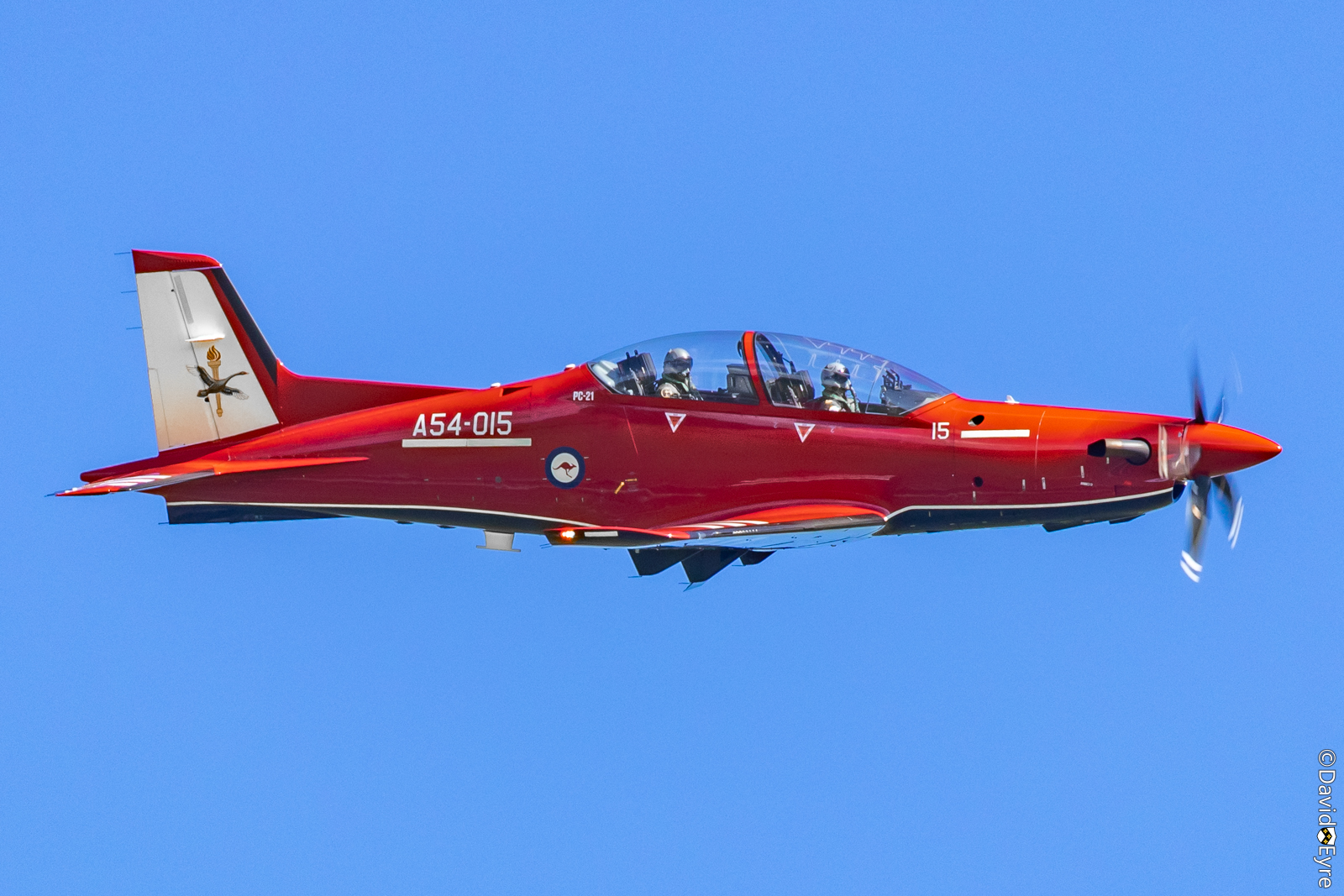 David - A54-015 Pilatus PC-21 of 2 Flying Training School (2 FTS ...