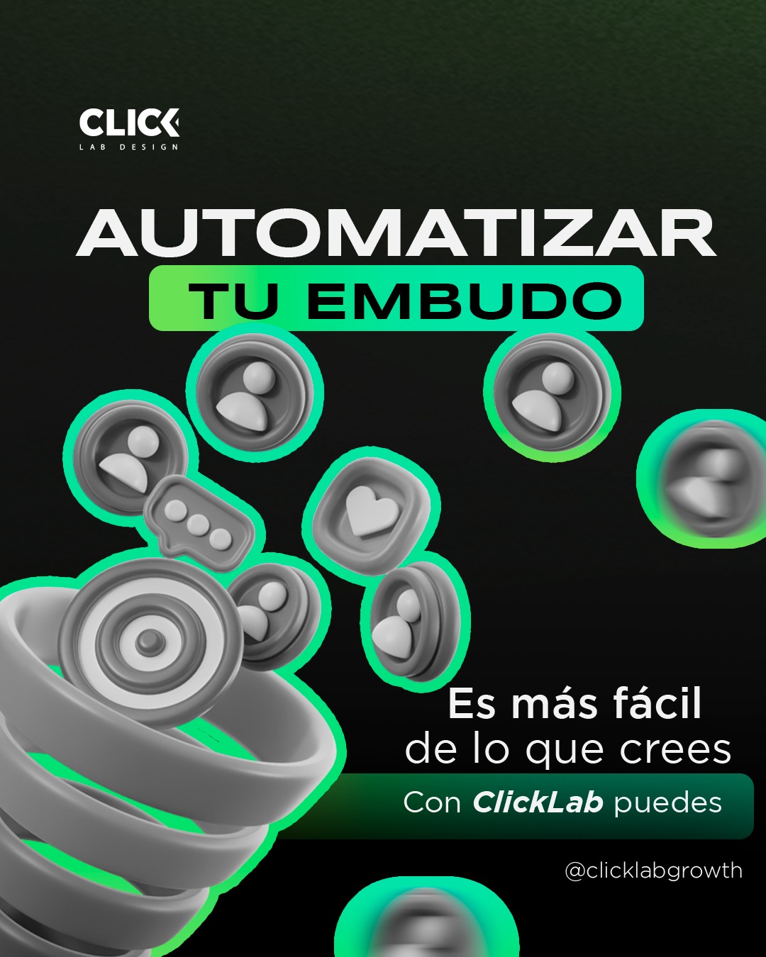ClickLab - 🤖 Automatizamos embudos de venta con IA y el... | Facebook