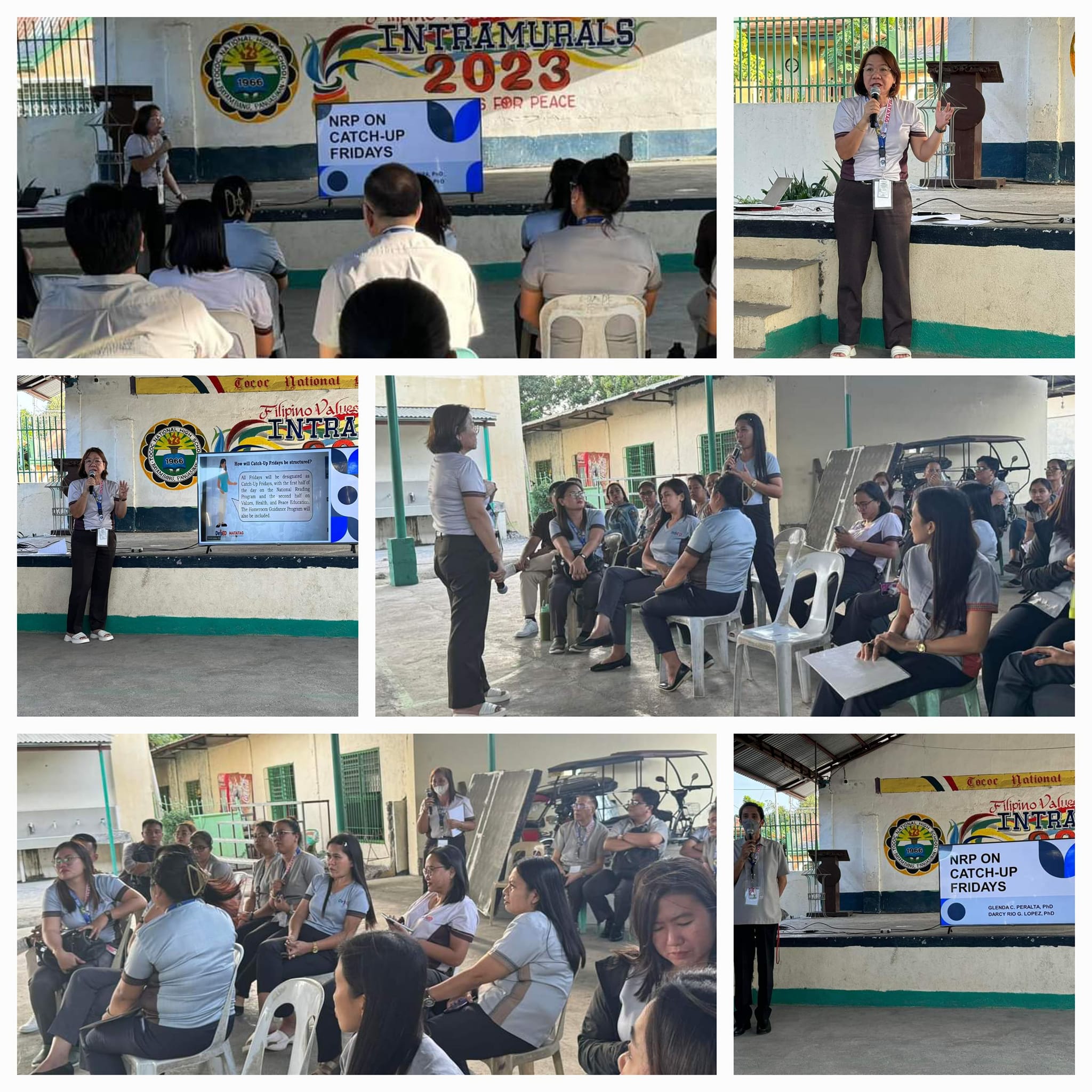 Tococ - Dr. Mary Ann Payomo, orients teachers of Tococ on the conduct ...