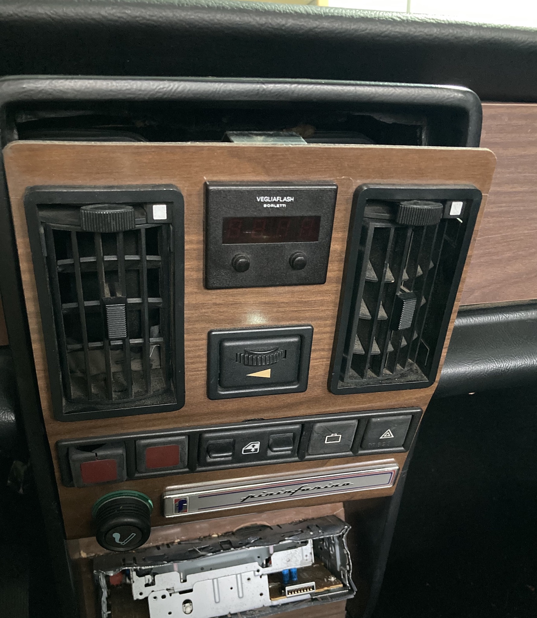 How to remove center console in 1984 Fiat 124 Spider