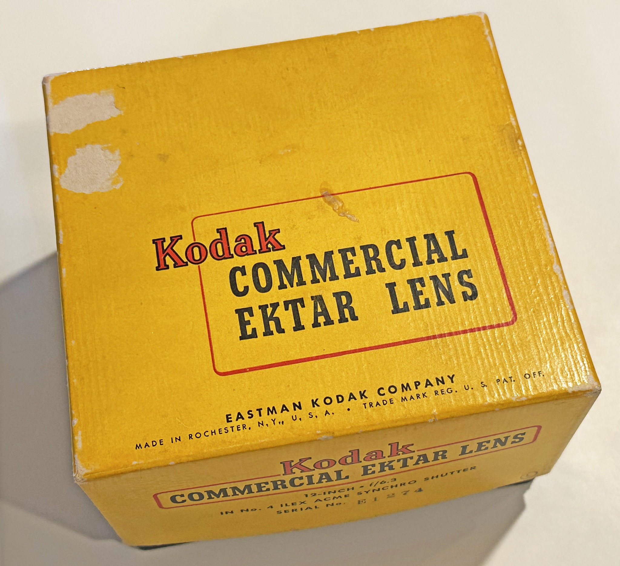 12-Inch Commercial Ektar in Shutter