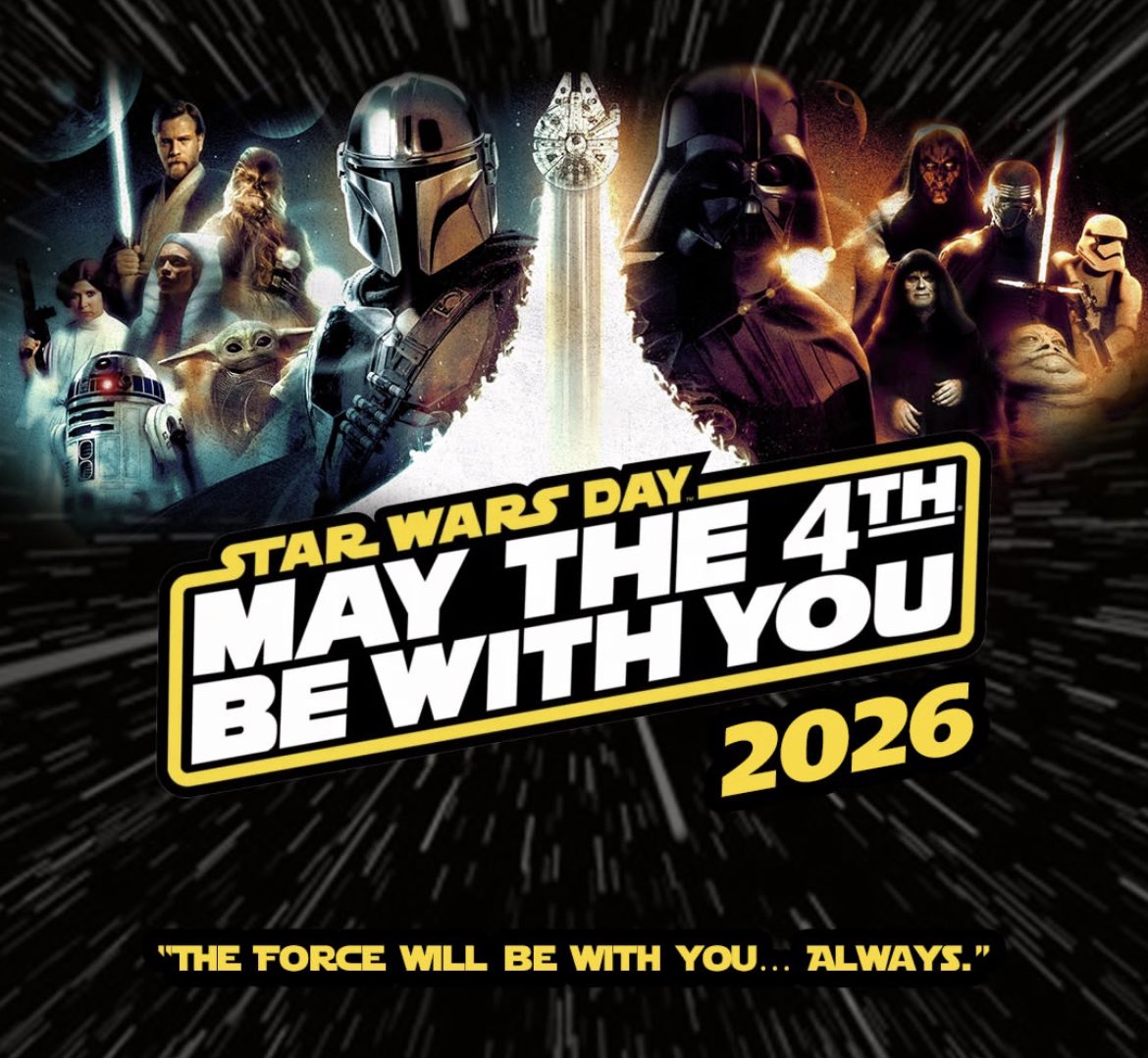 May the 4th be with you, Star Wars fans❗️ Happy Star Wars Day