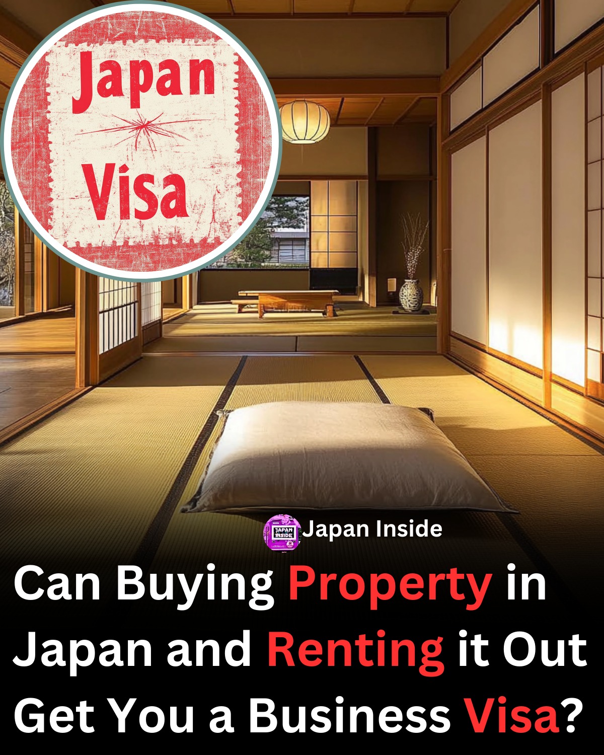 In an online discussion about business visa opportunities in Japan
