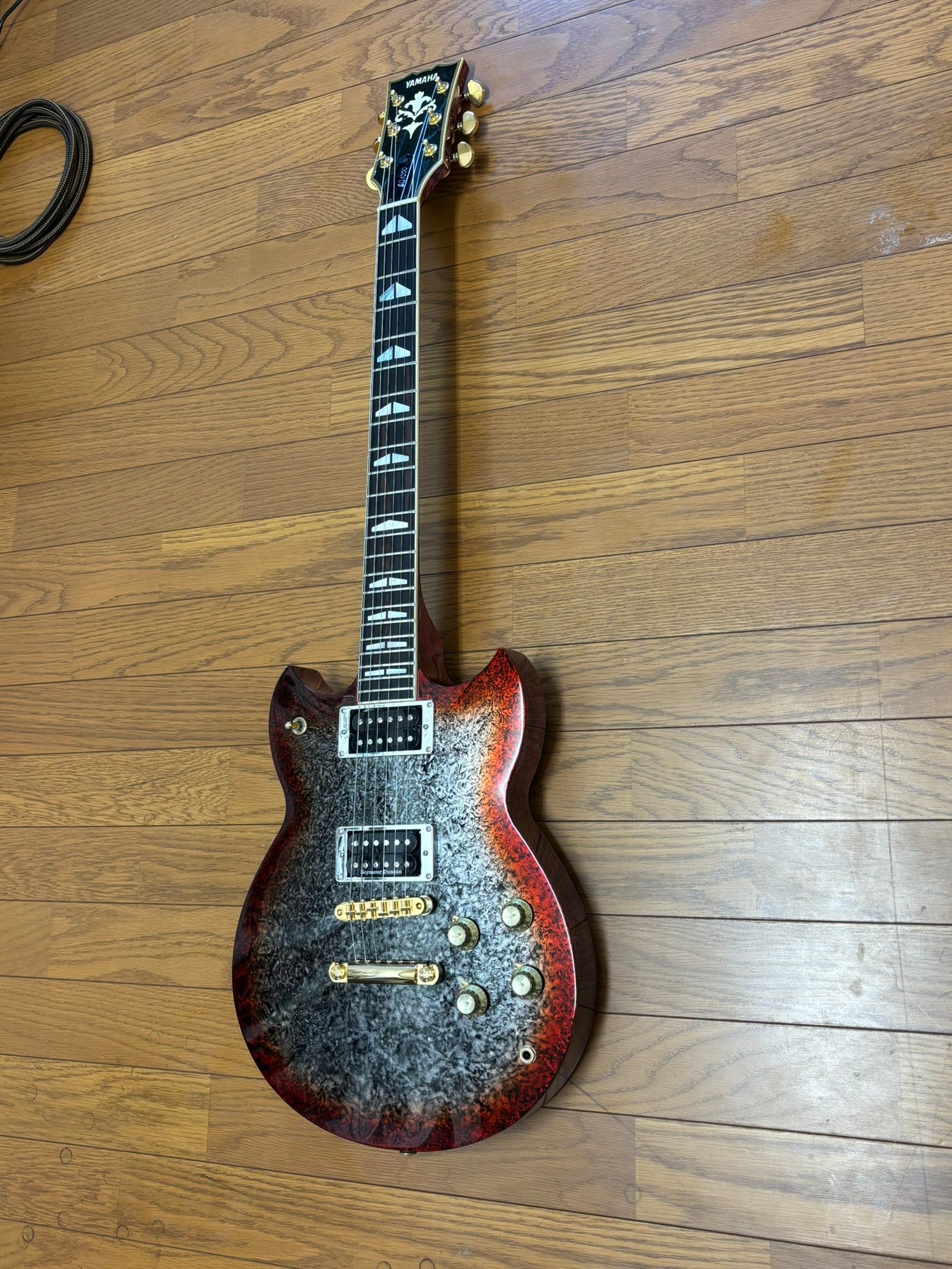 リフィニッシュしました 8ヶ月待ちでした キルト仕上げを相談してまし