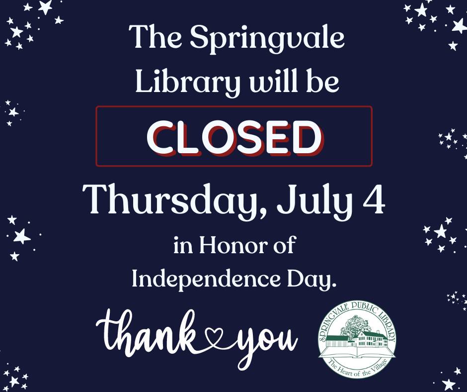 The Library will be closed on... - Springvale Library