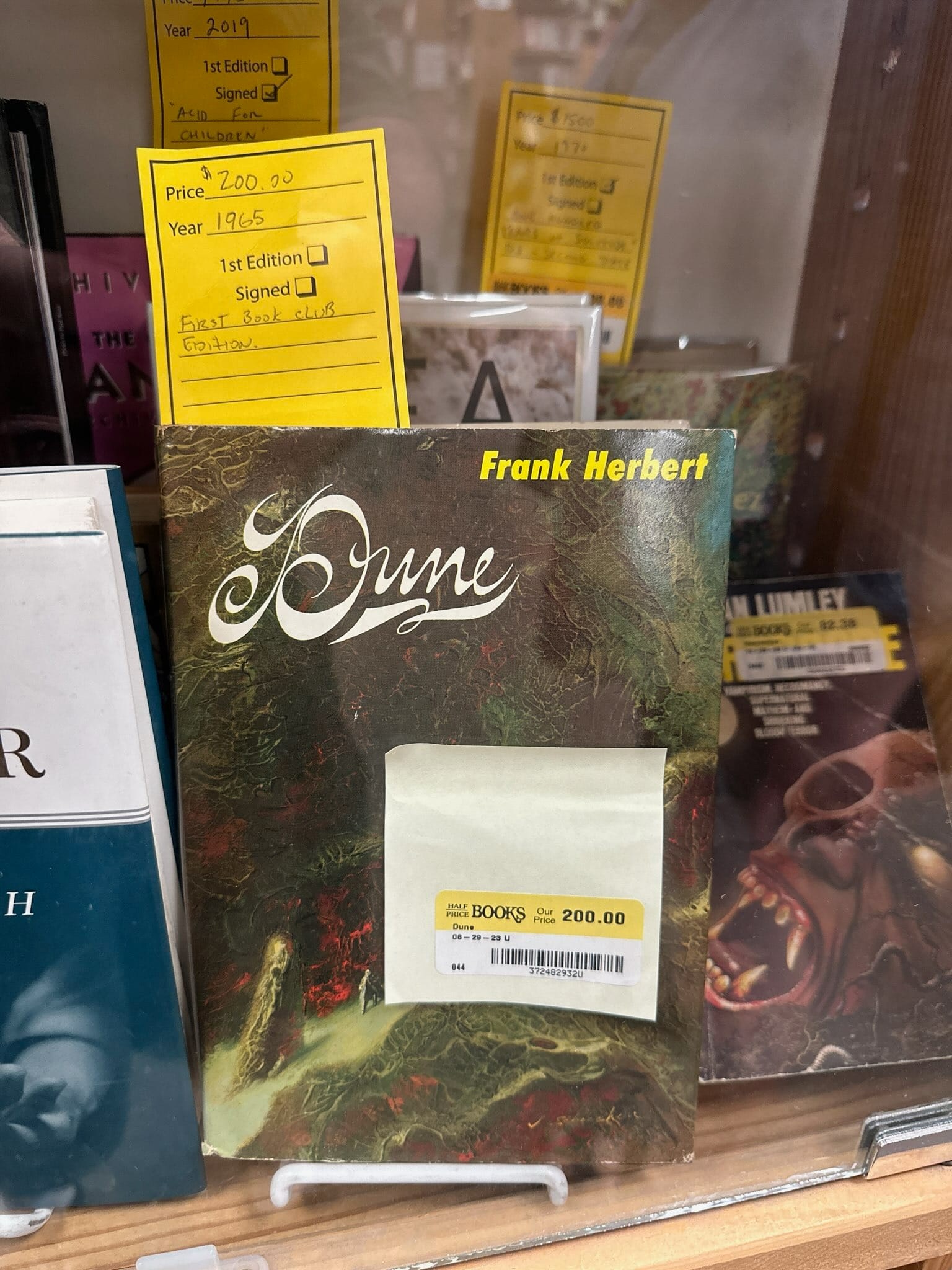 Vintage Dune book collection from the 1970s
