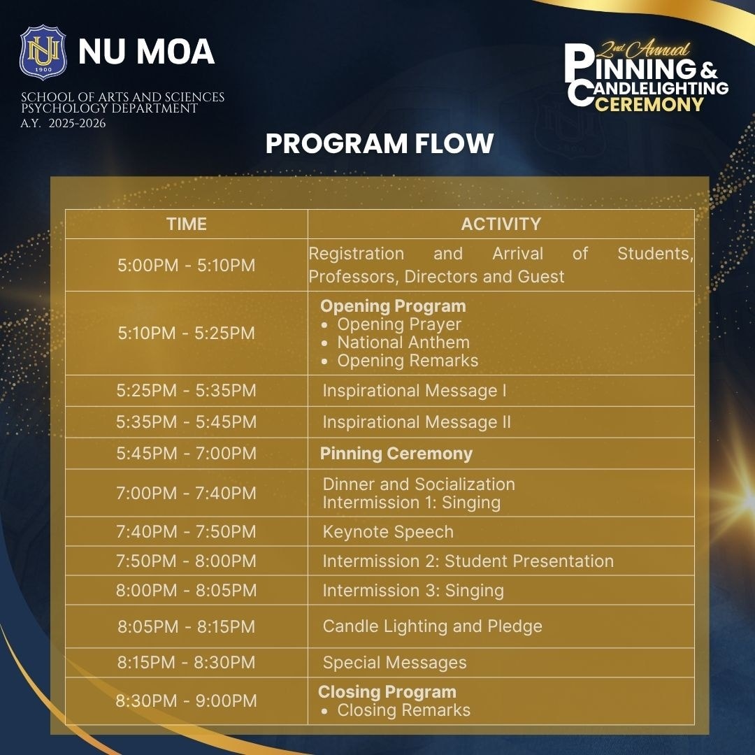 NU MOA Psychology Society... - NU MOA Psychology Society