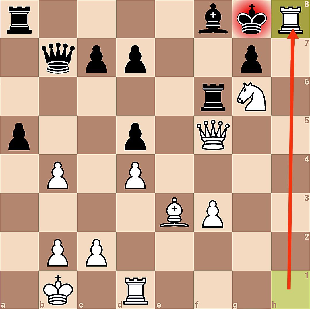 Chesspicantu - A Brilliant move Rh8+ 🔥 #chess #fblifestyle | Facebook