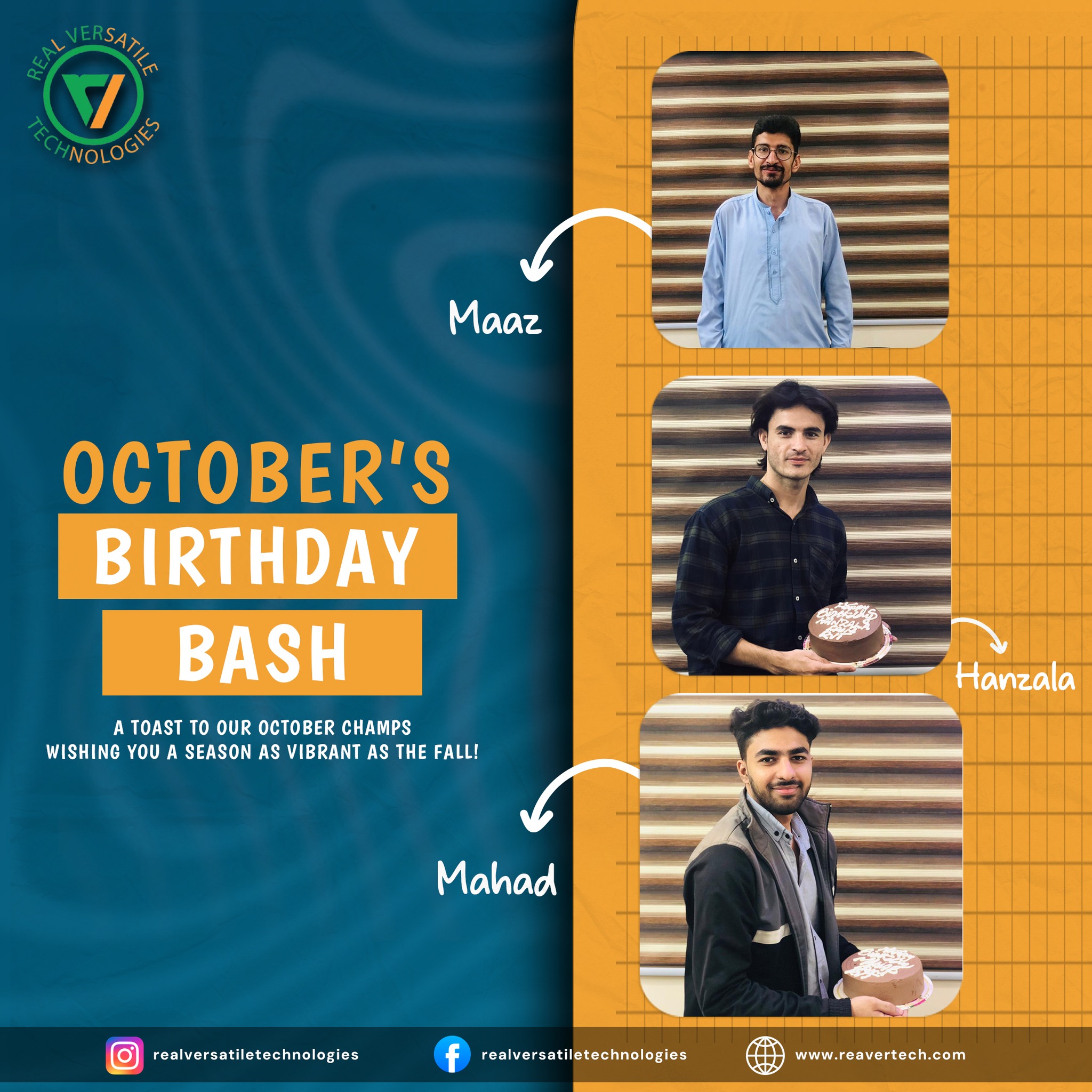 Real - A toast to our October champs! 🌟 Celebrating dedication ...