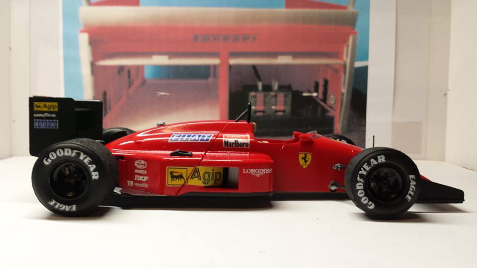 自動車 Tameo Kits Ferrari F1-89 1989 TMK 371 Tameo TMK 088 Ferrari F1 87/88c model build