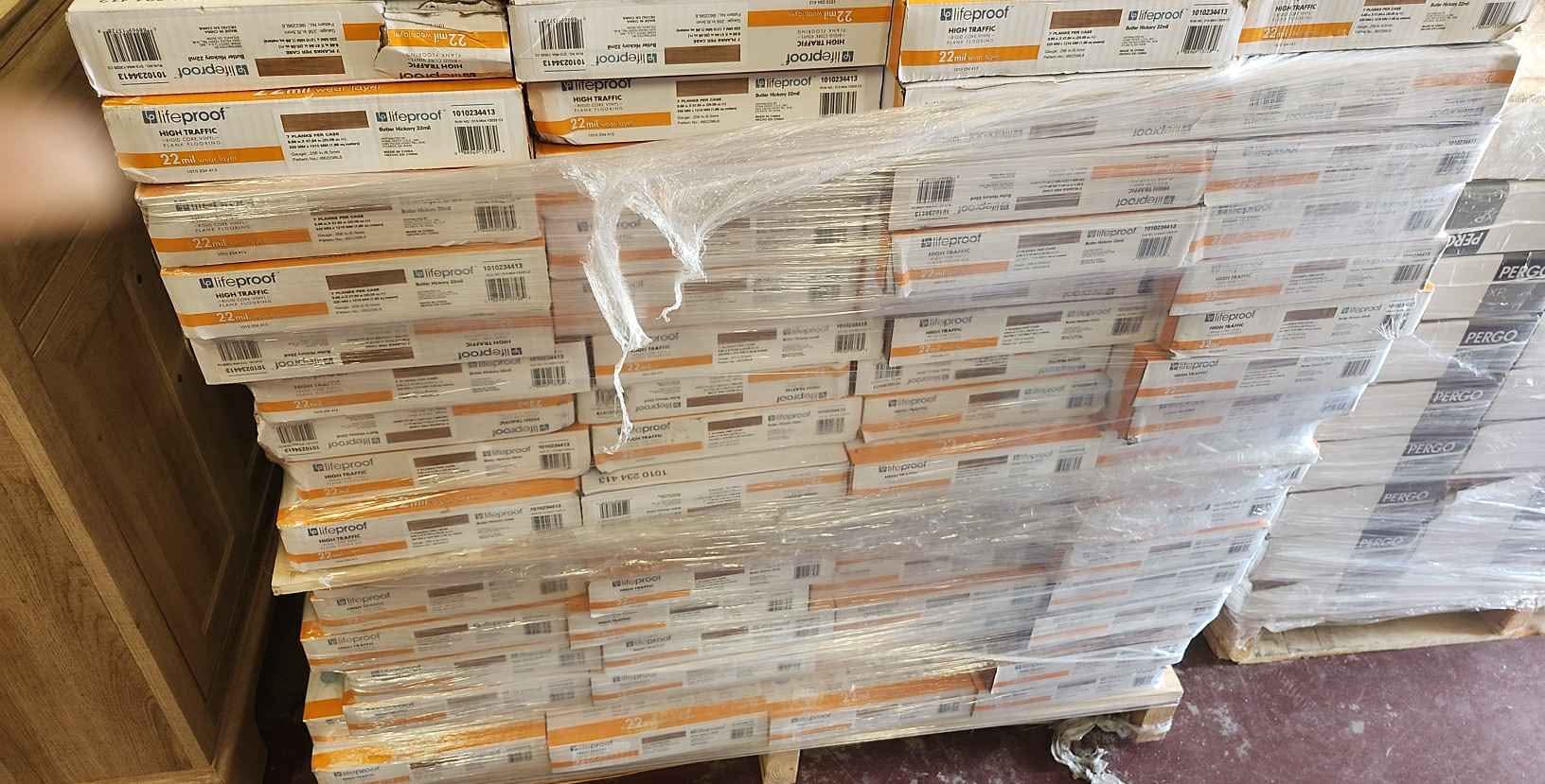 Lifeproof Butler Hickory 22 MIL x 8.7 in. W x 48 in. L Click Lock ...