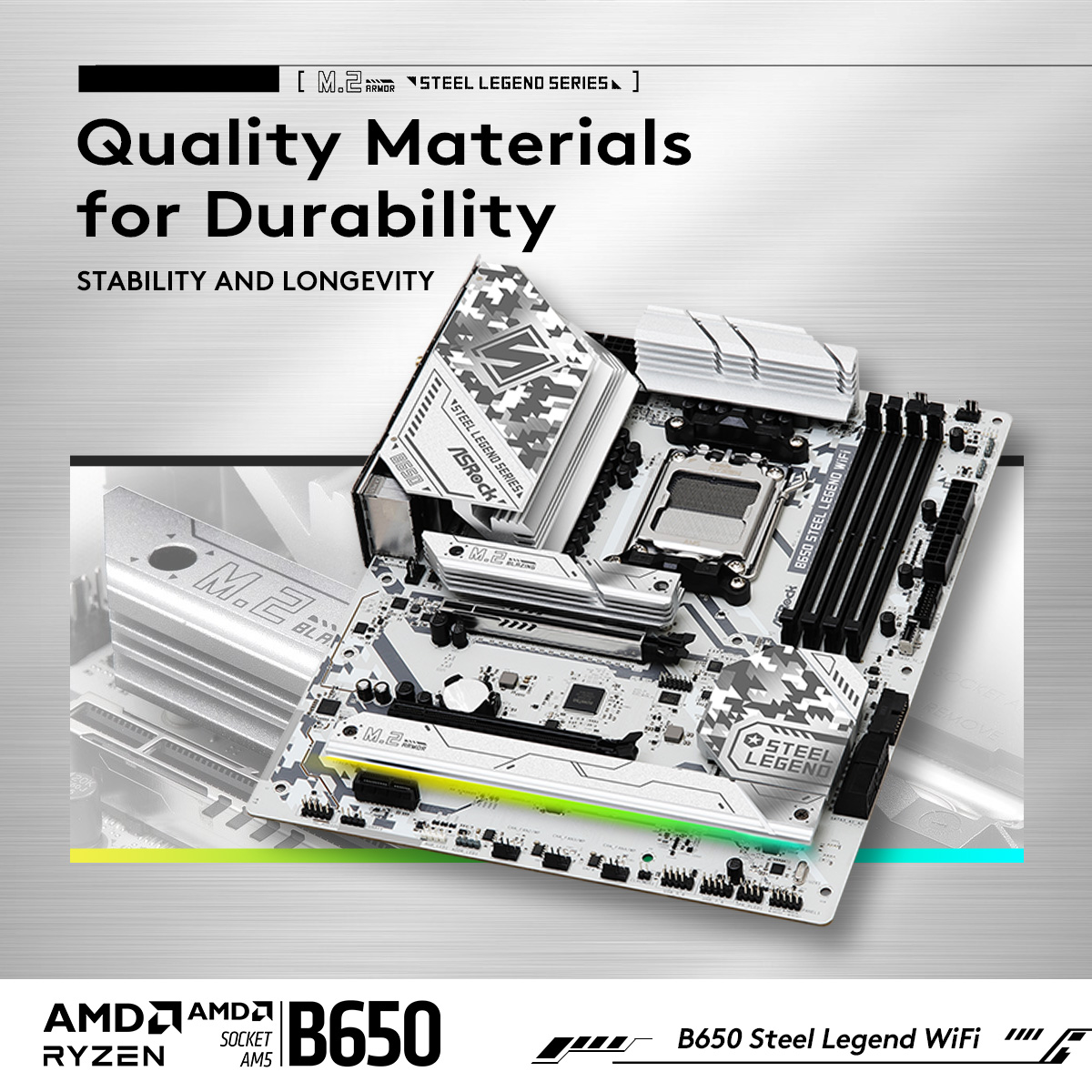 What upgrades for Asrock B450 Steel Legend motherboard with Ryzen 7?