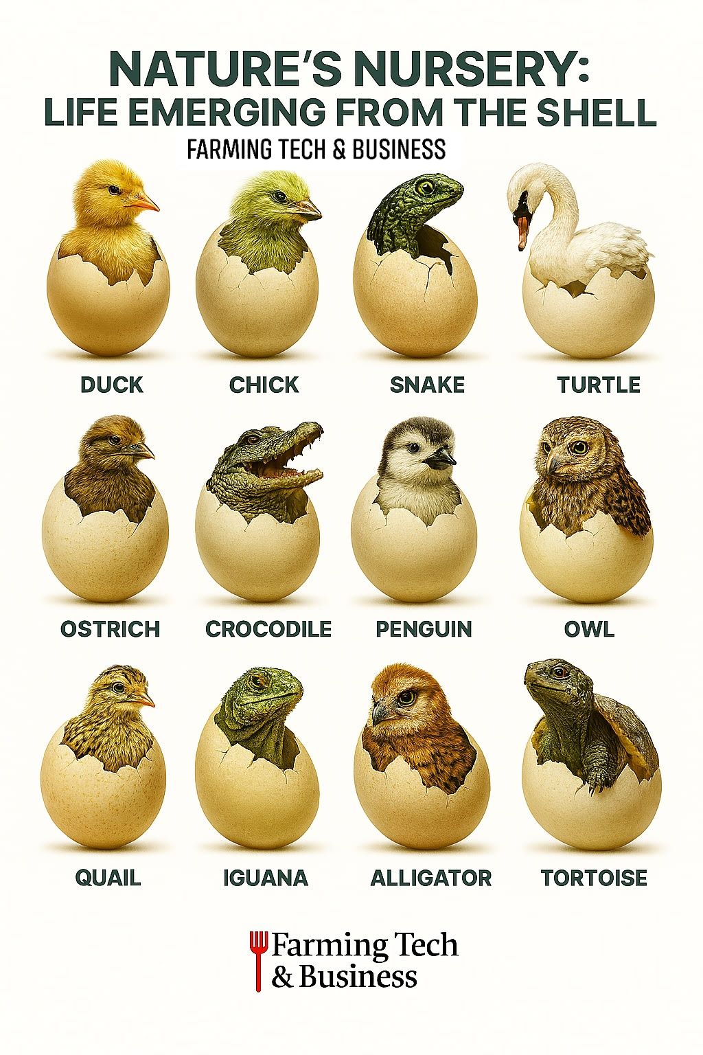 Farming - NATURE’S NURSERY: LIFE BREAKING THROUGH THE SHELL Every egg ...