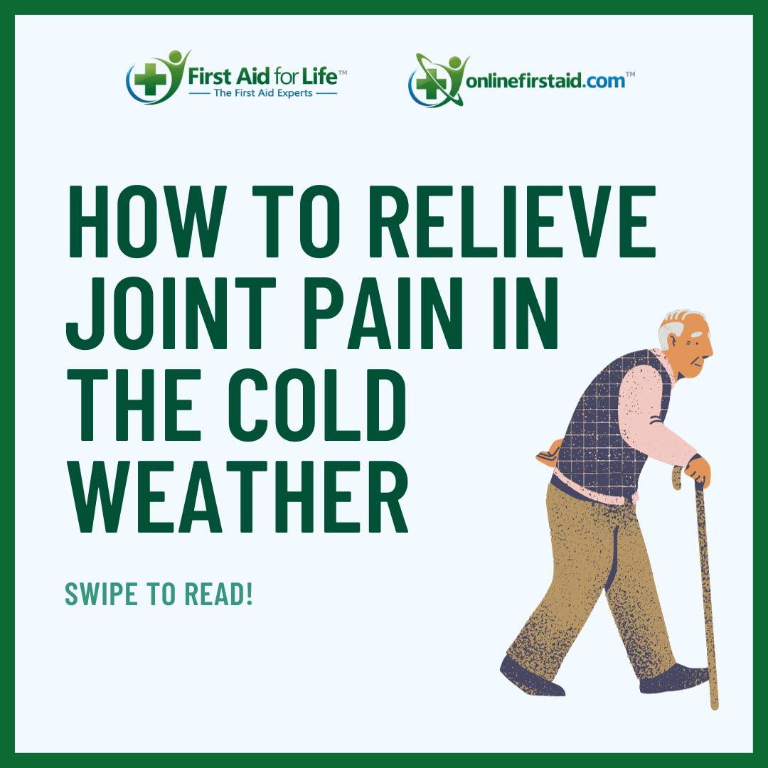 The cold weather can make joint pain... - First Aid for Life