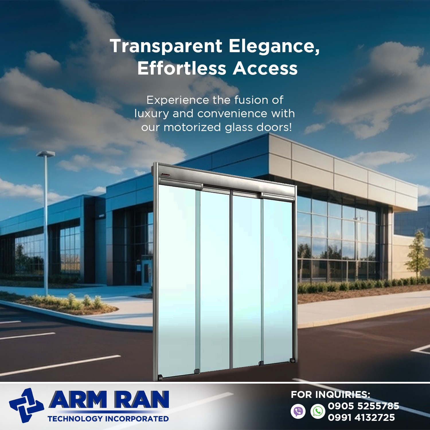 Our motorized glass... - Arm Ran Technology Incorporated
