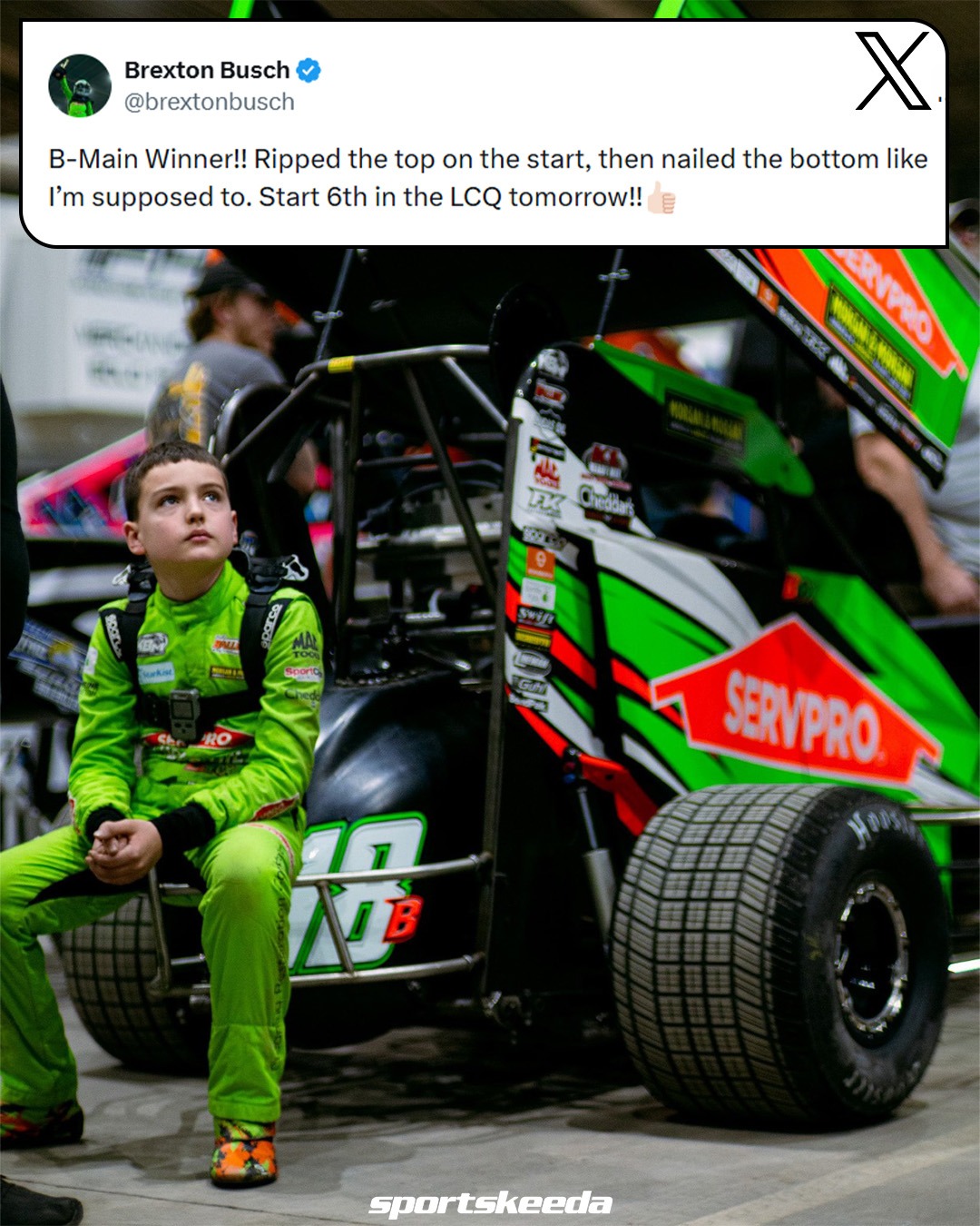 Sportskeeda - A great time for Brexton Busch at the Tulsa Shootout! 🏁🔥 ...