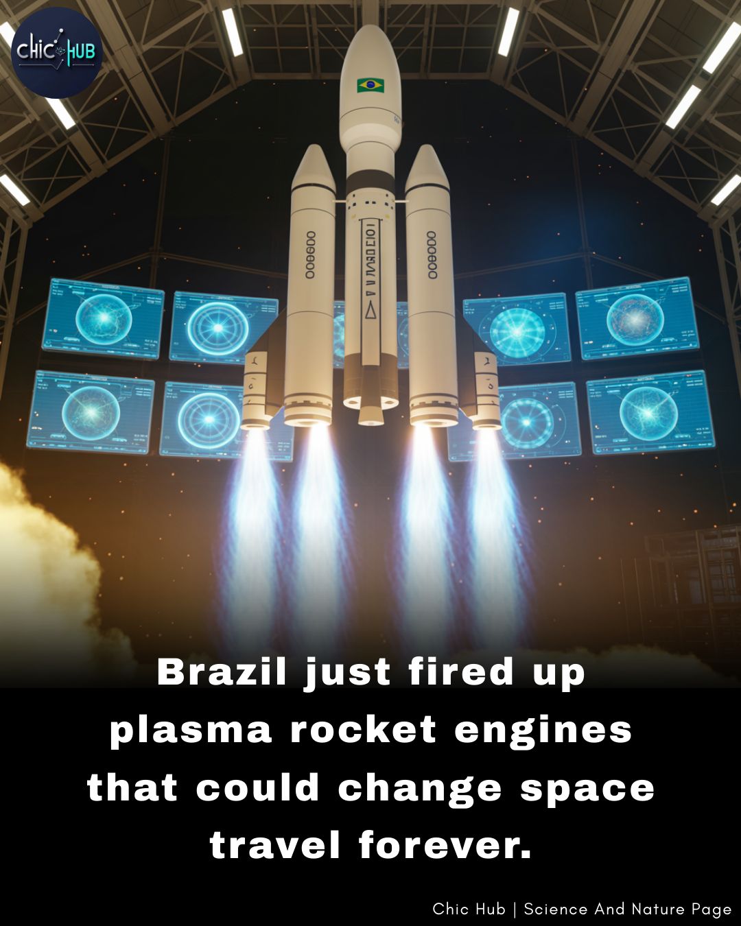 Chic - 🚀 🇧🇷 Brazil Tests Plasma Rocket Engines for Low-Cost Space ...