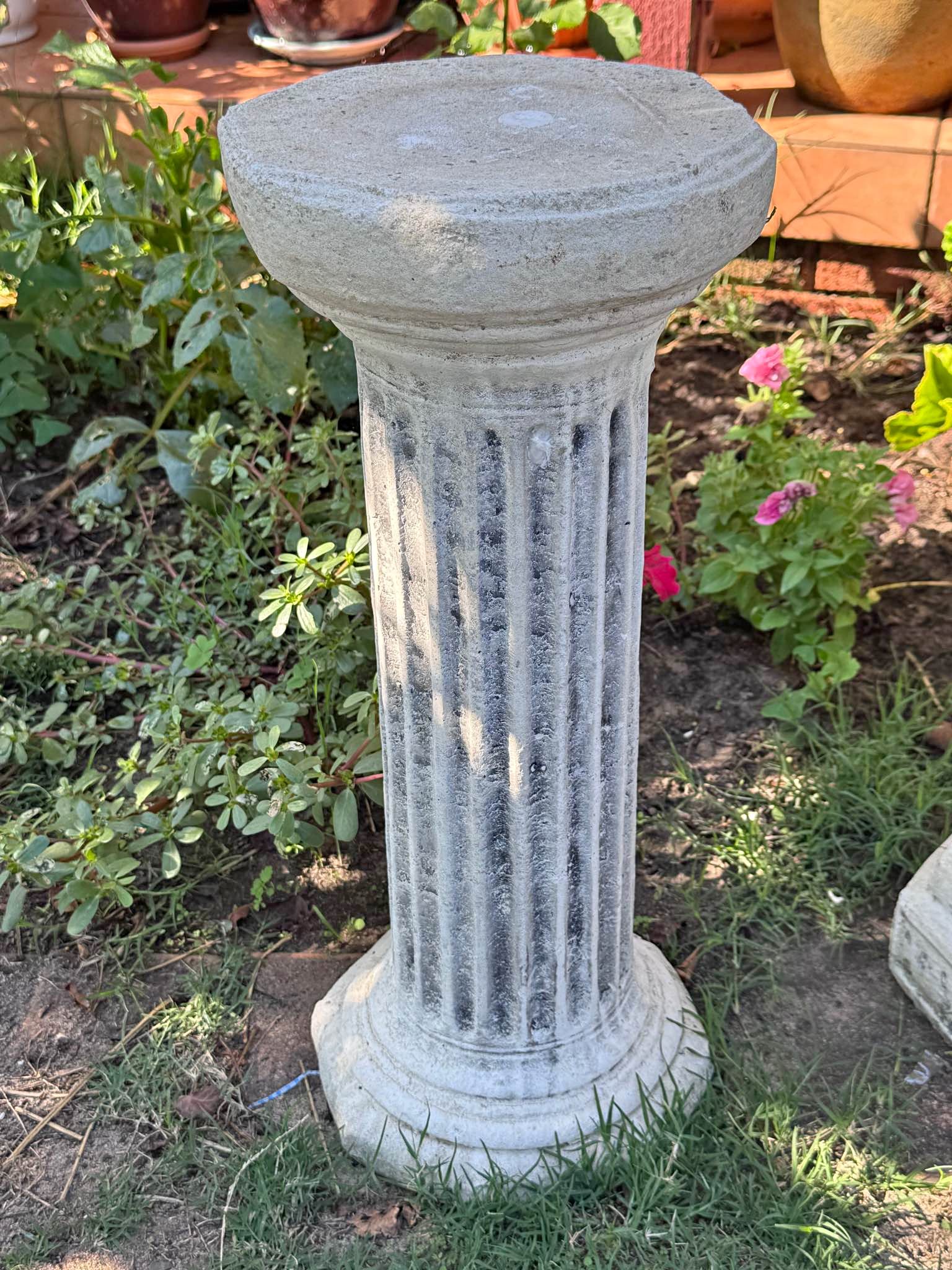 Small concrete garden plinth - Garden Decor - Melbourne, Victoria ...