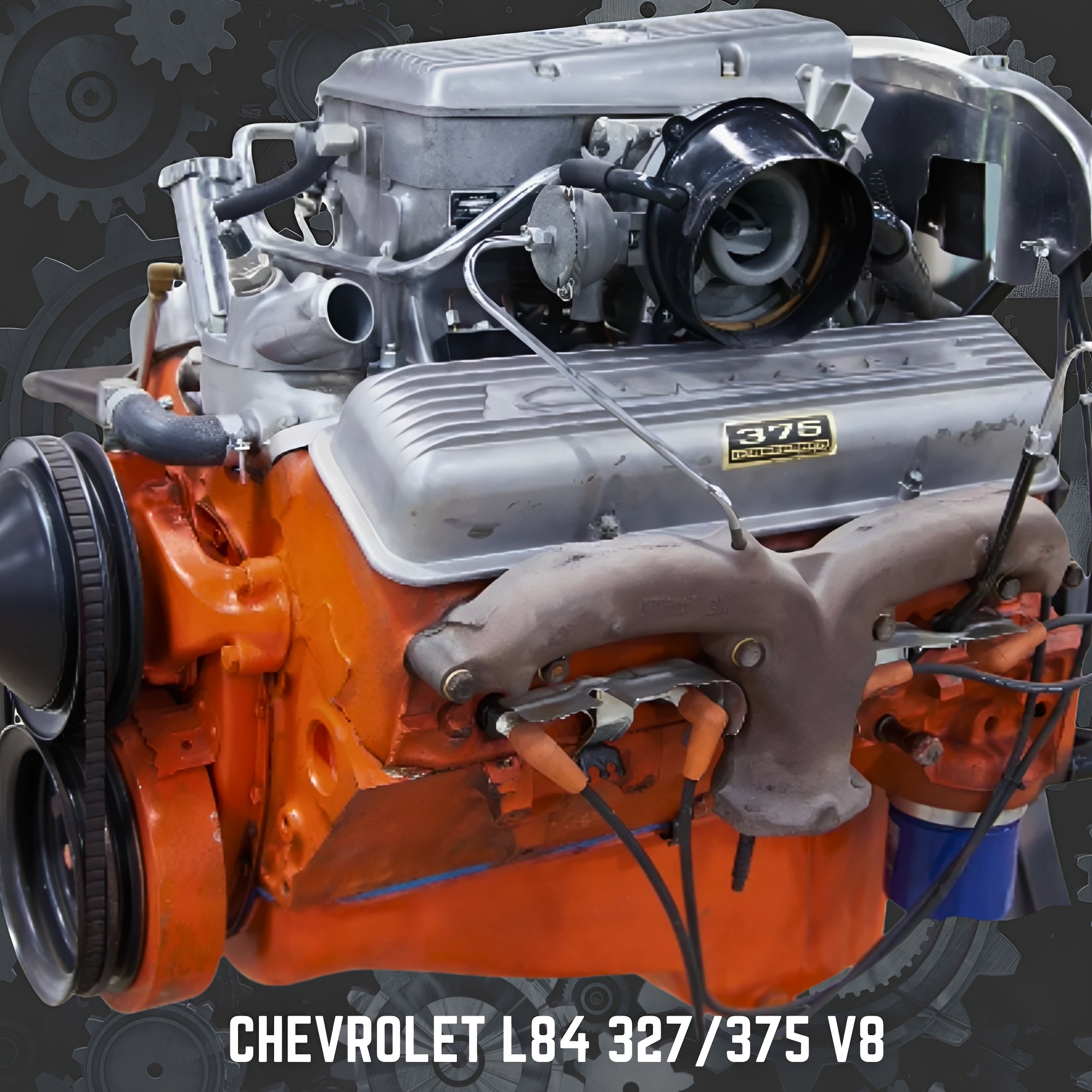 This Chevrolet L84 327/375 V8, famously known as the “Fuelie,” was 
