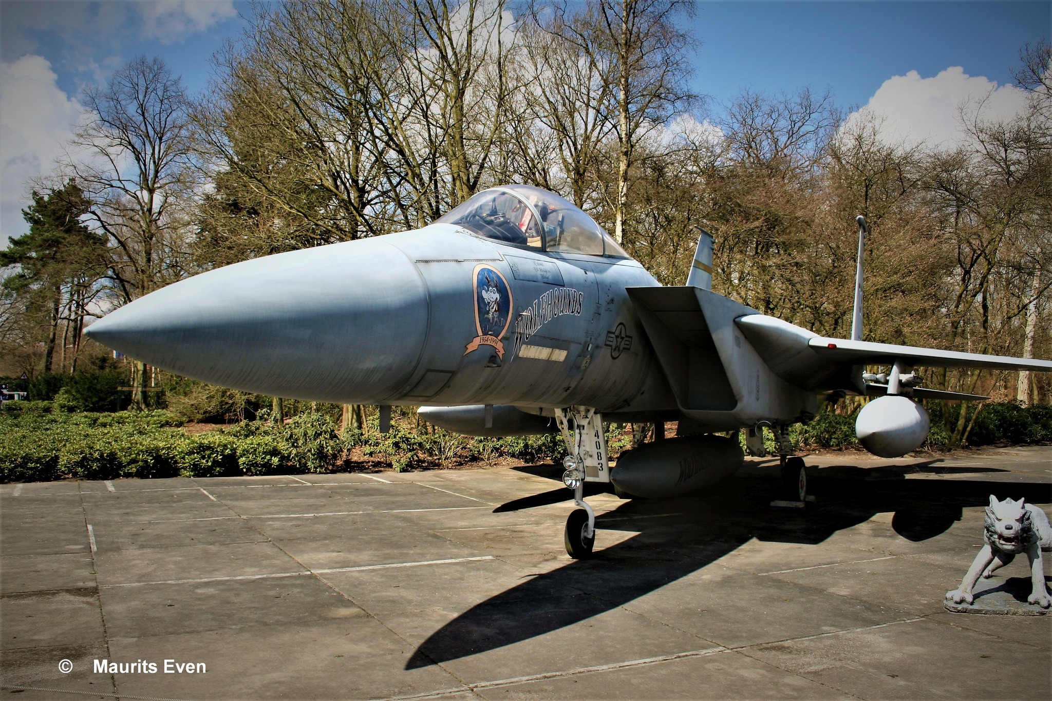 Former USAFE F-15A Eagle of the 32nd TFS 'Slobbering Wolfhounds