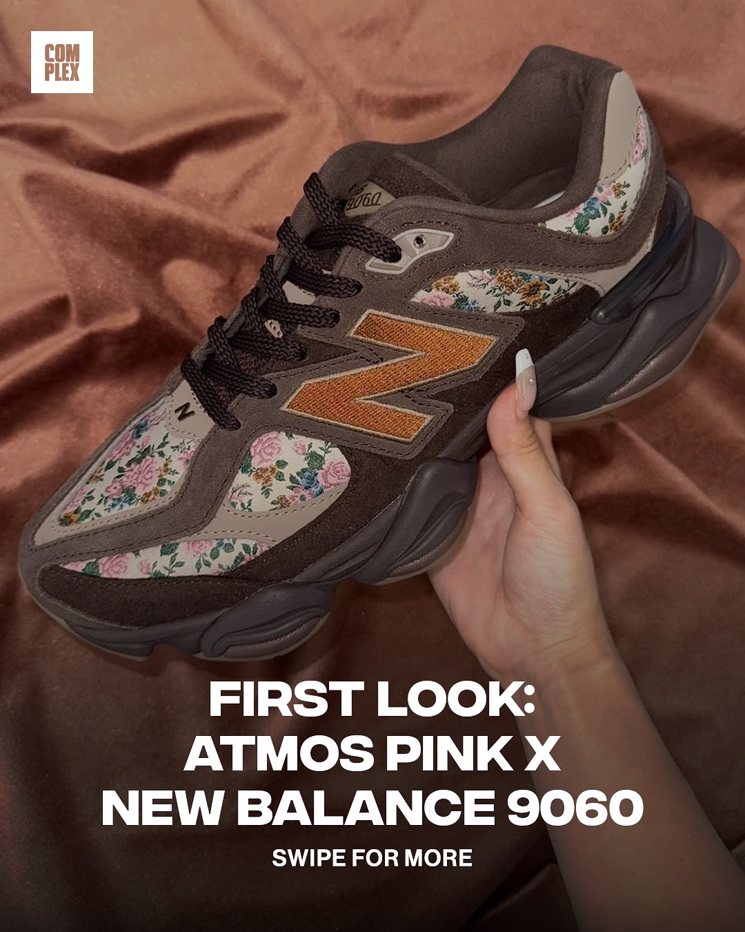 Here's a first glimpse at the upcoming Atmos Pink x New Balance