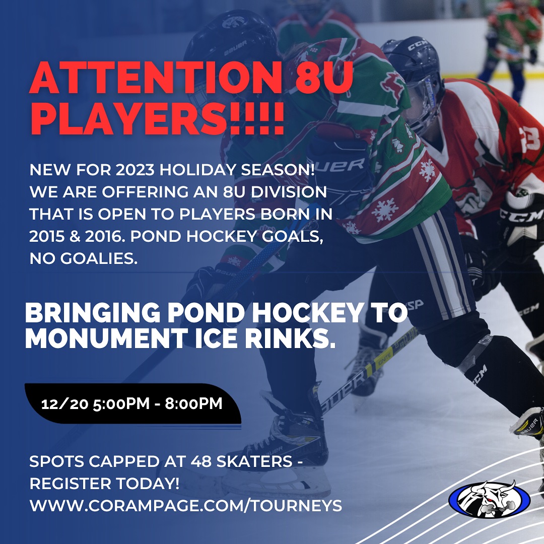 Hey 8u!👋🏒 Limited spots left for... - Colorado Rampage Hockey