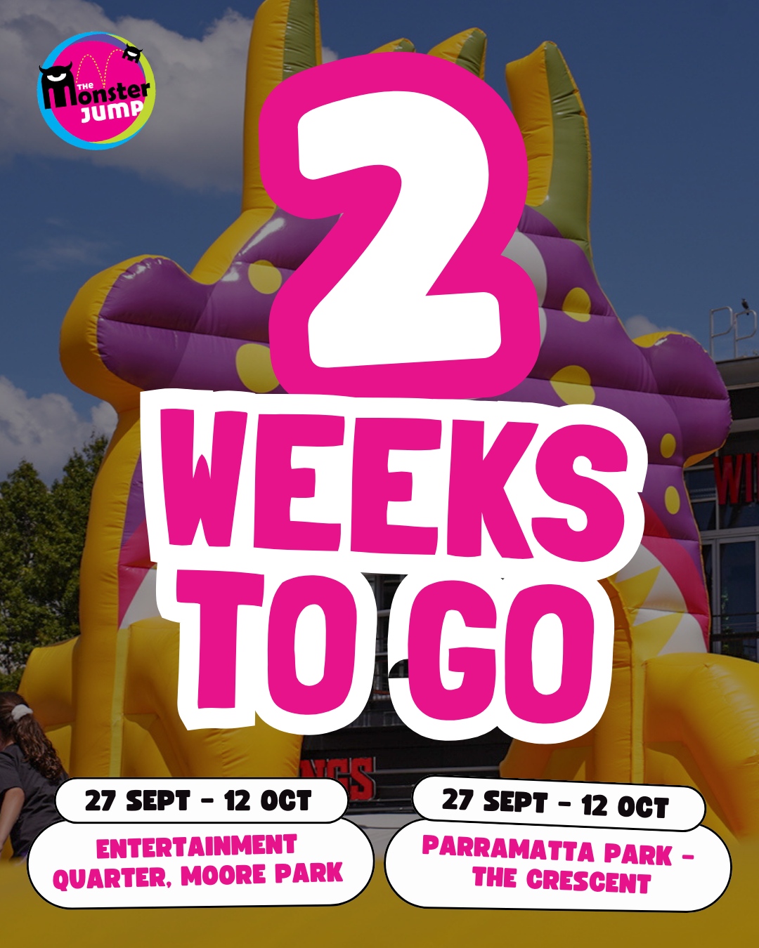 Monster - Just 2 weeks to go until Monster Jump opens in Sydney! 🎉 Over ...