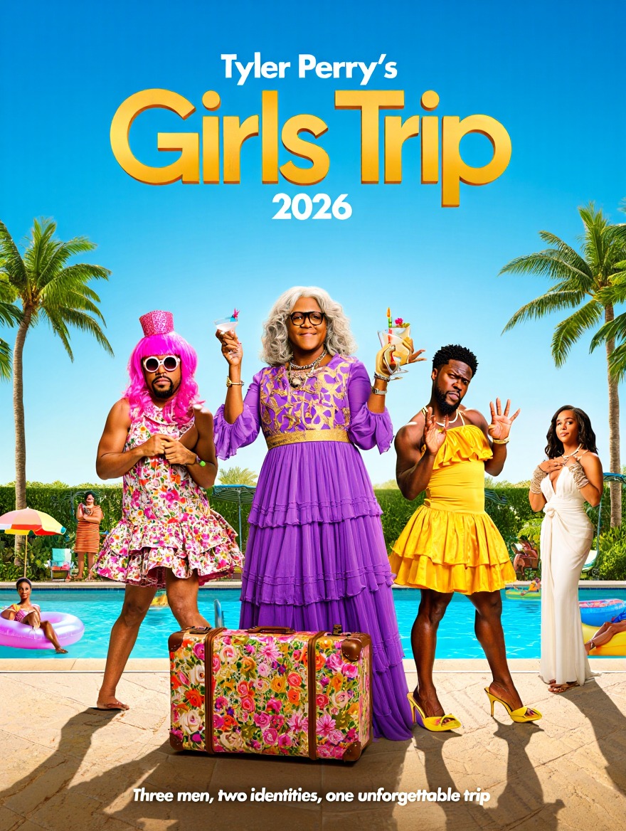 Movies - 🎬 Tyler Perry’s Girls Trip (2026) 👉 Starring: Tyler Perry (as ...