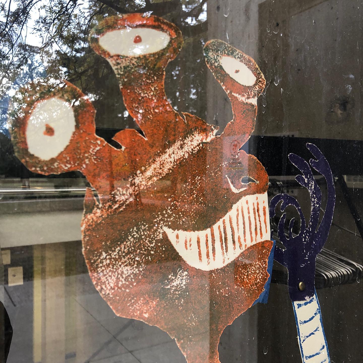 What's in the windows of the Visual Arts Building? Students in this ...