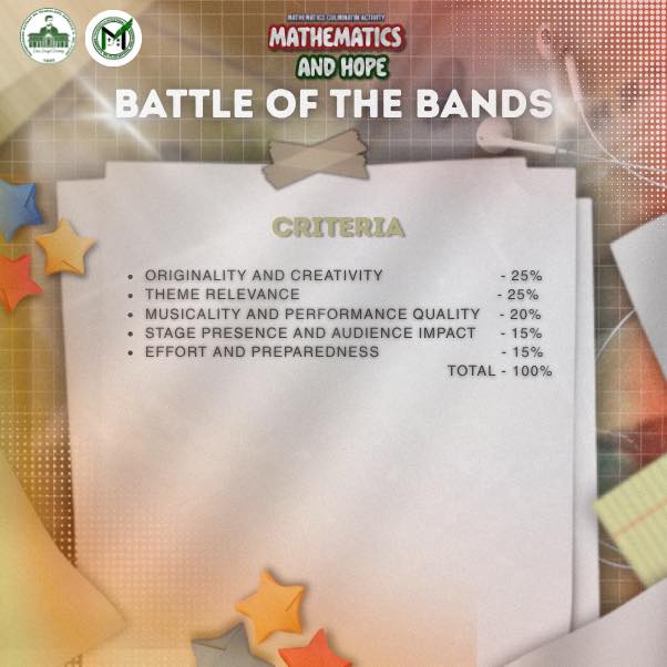 Math - Send your music video along with the name of your band and the ...