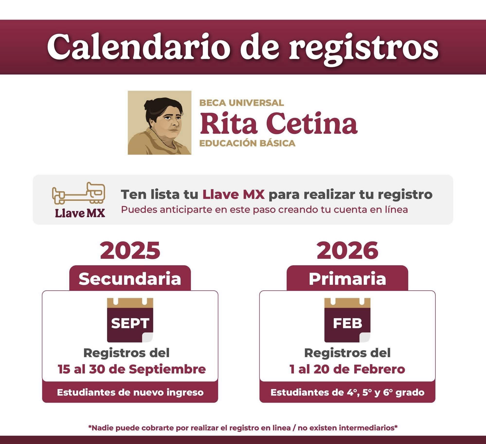 Bienestar - 📢🚨‼️ En septiembre inicia el registro a la Beca #RitaCetina ...