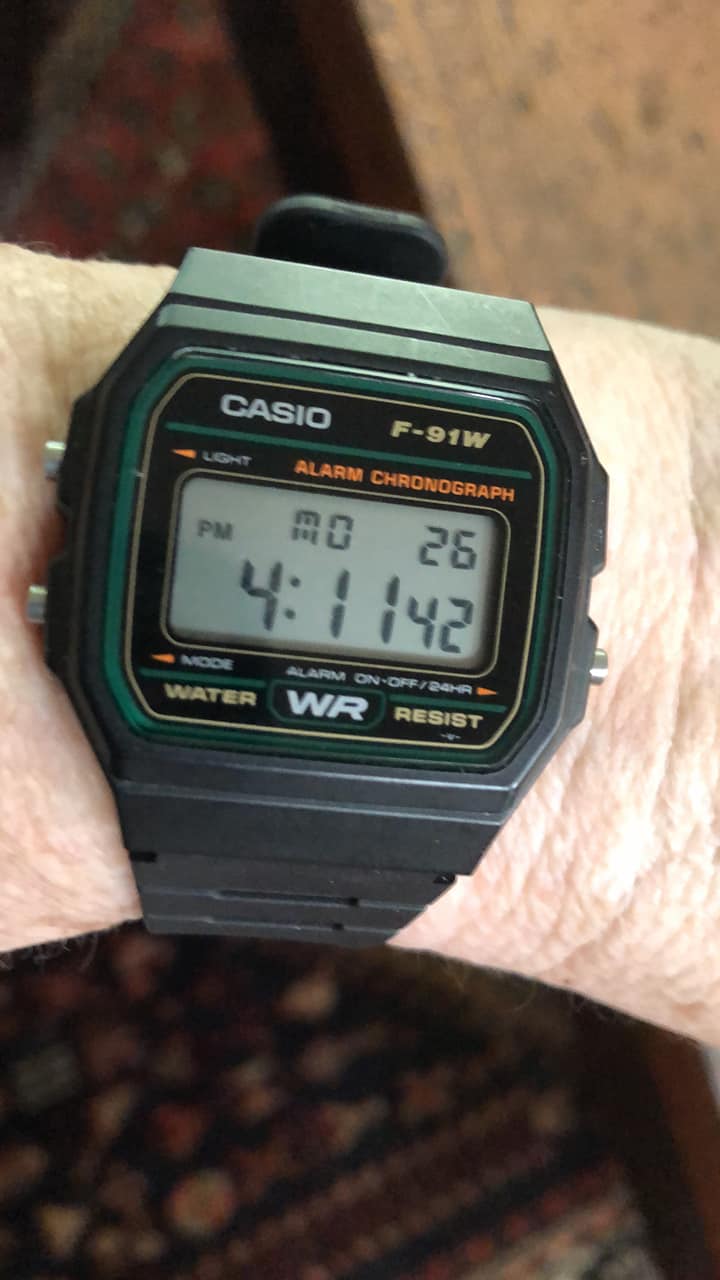 Vintage Casio F-91W and 81 Swimmer collection