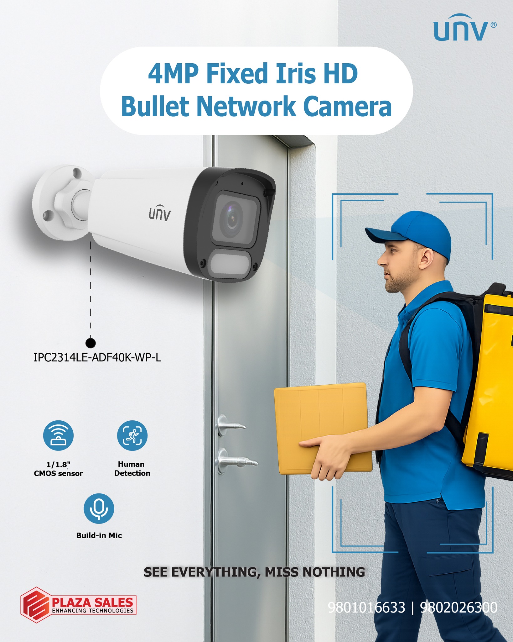 Plaza Sales - Upgrade Your Security with UNV 4MP Bullet... | Facebook