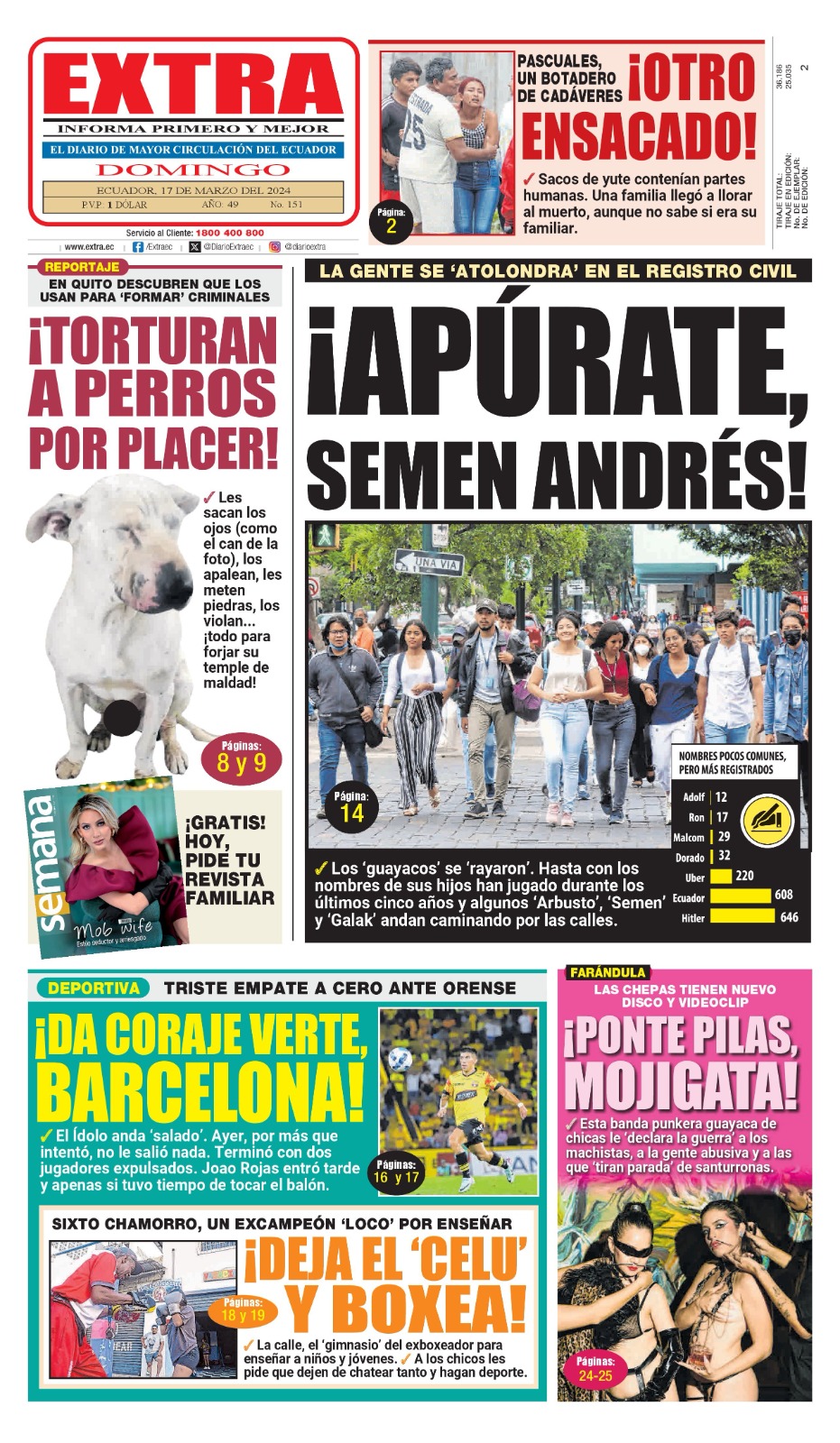 Diario Extra - ☀️¡Buen día! Les compartimos la #PortadaExtra de este ...