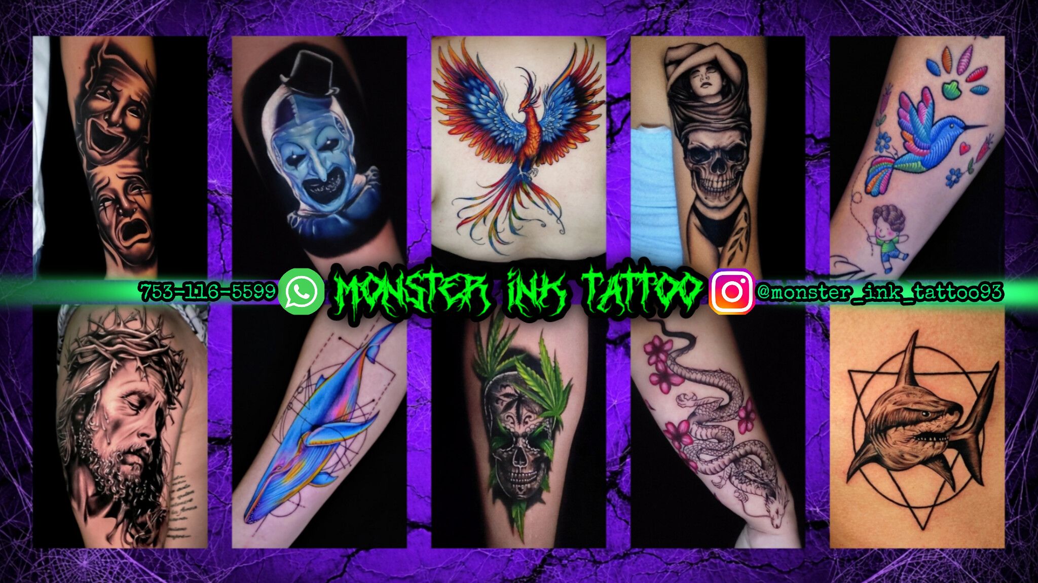 Monster Ink Tattoo