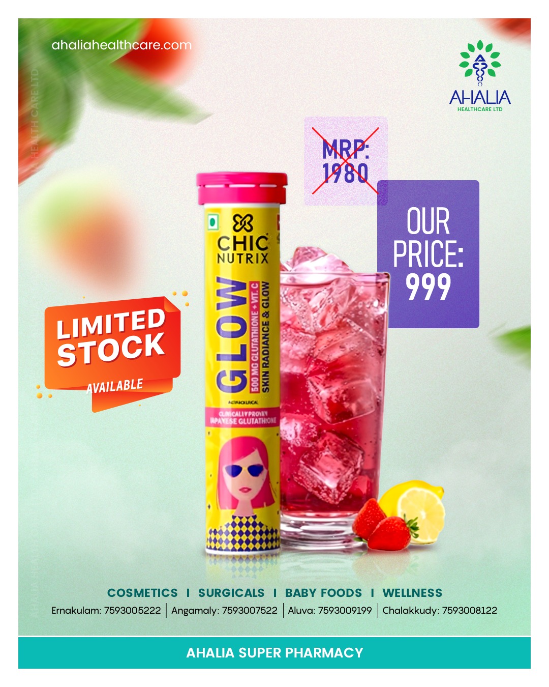 Ahalia - ✨ Unveil Your Natural Glow - Now at Half the Price! ✨ Get the power of Chicnutrix Glow