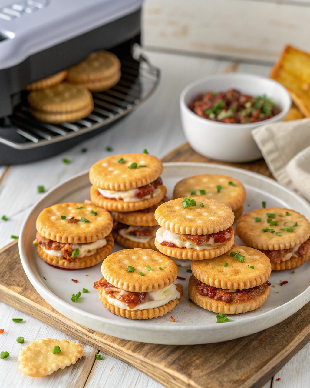 AirFryer - 🔥 Air Fryer Ritz Cracker Sandwiches - Game Changer! 🔥 Y'all ...