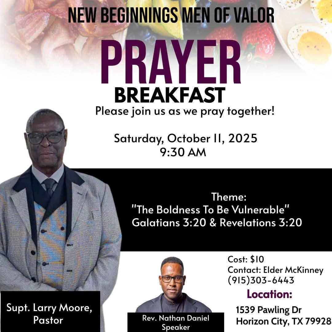 🚨🚨🚨🚨🚨🚨 The New... - New Beginnings Ministries COGIC | Facebook