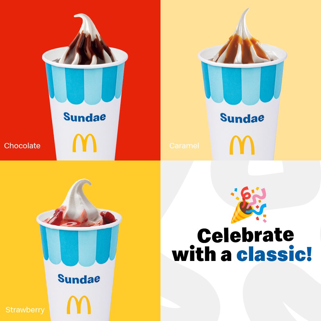 McDonald's - There’s always room for something sweet, especially today ...