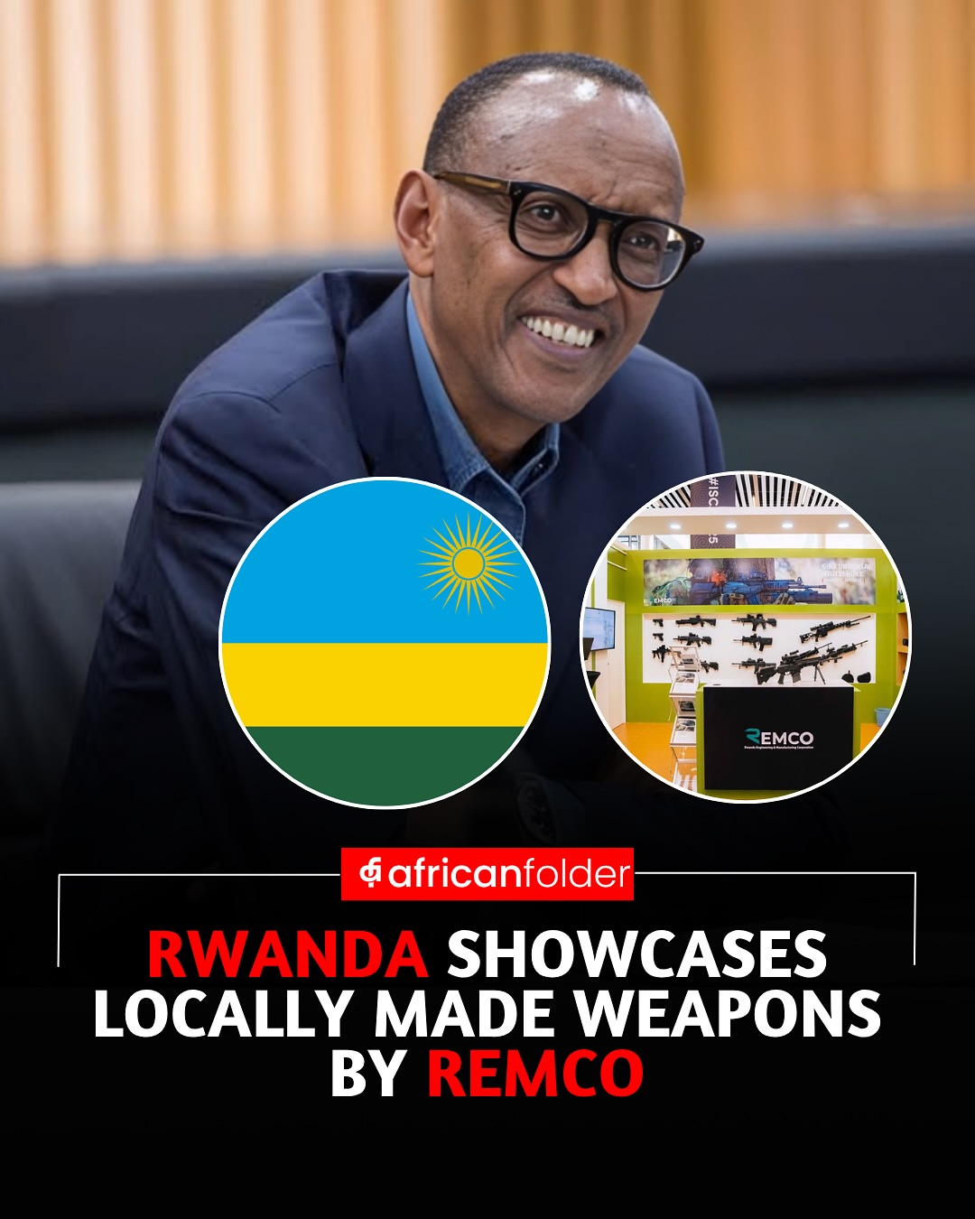 African Folder - Rwanda has unveiled locally made weapons... | Facebook