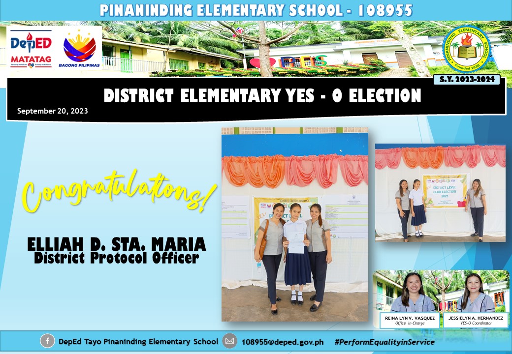 🎉🌟 Congratulations, ELLIAH D. STA. MARIA, on your new role as District ...