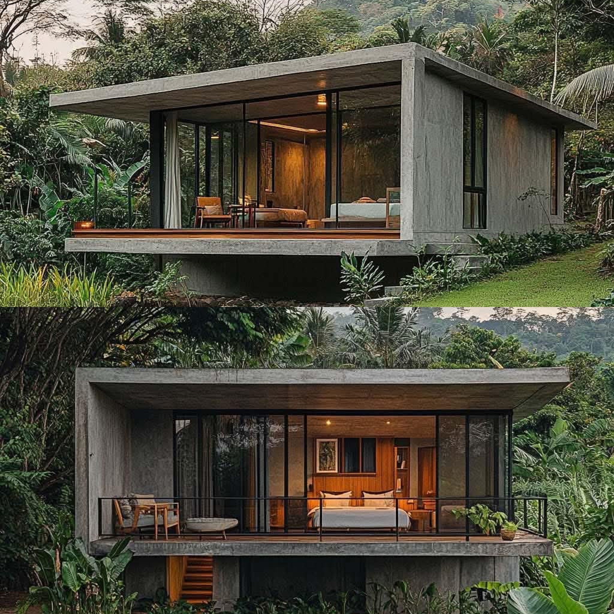 Home Renovation & Design Ideas | Stunning, modern concrete and glass ...