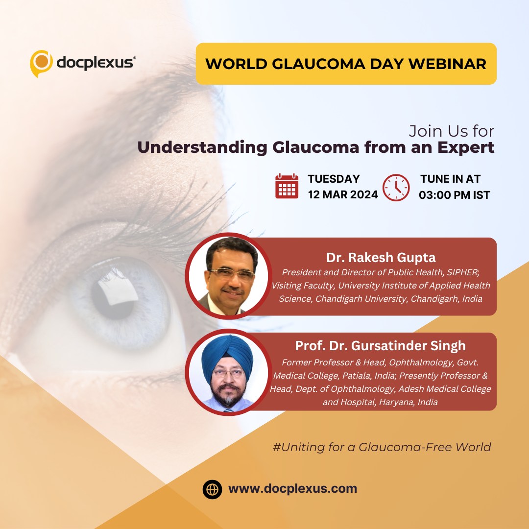 👁️Join us for World Glaucoma Day... - Docplexus Community