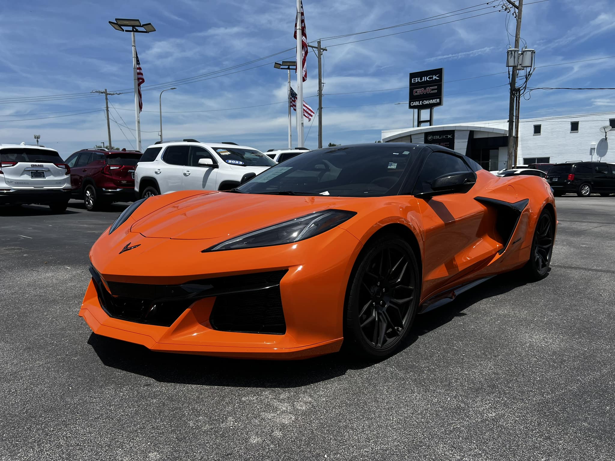 Used 2024 Corvette Z06 Convertible 2LZ for sale in Amplify Orange
