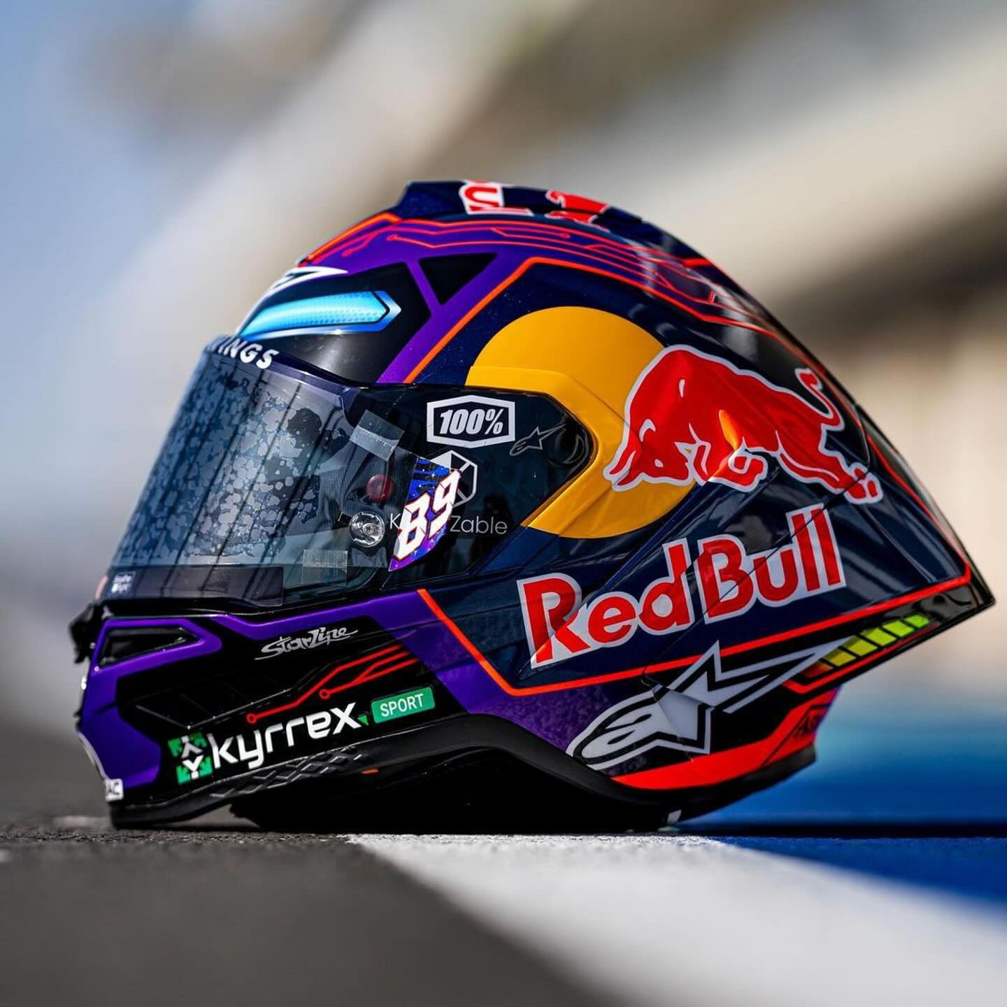 2024 motorcycle helmet Pedro Acosta Replica Signed the KYT full Bell XR7 ULTRA Carbon Racing