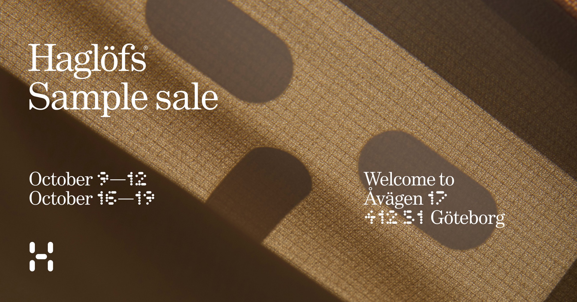 Haglöfs Sample Sale