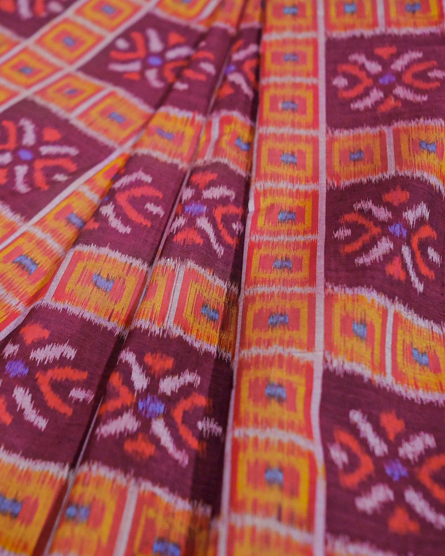 Bhineda endek red color 💖... - Luhur Busana - Endek Bali | Facebook