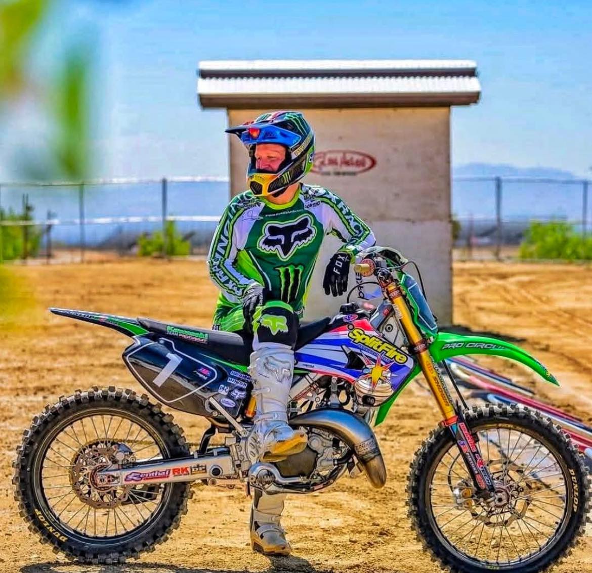 Ricky Carmichael's 1998 Pro Circuit/SPLITFIRE KX125 straight from